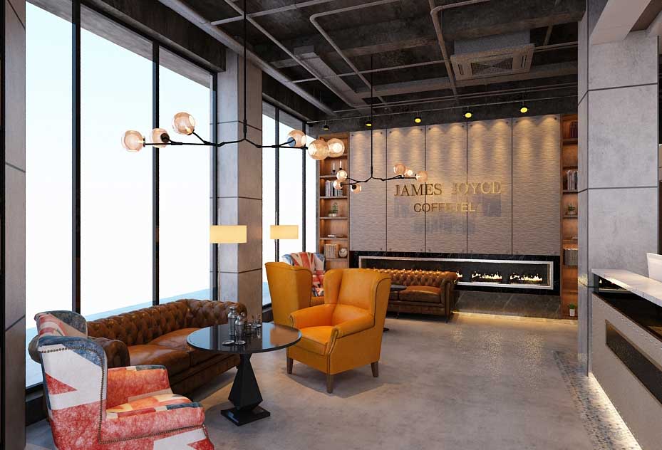 喆啡酒店设计效果图（北京天安门店）